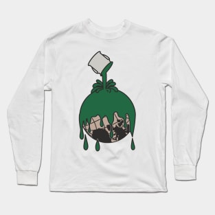 Real Paint (Green) Long Sleeve T-Shirt